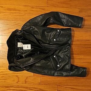 FREE PEOPLE Vegan Leather Jacket